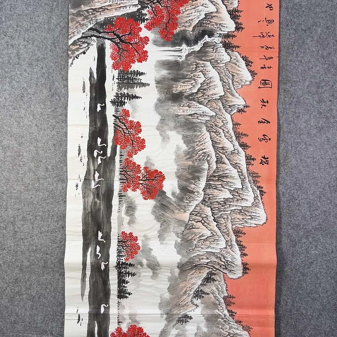 国画376 花鸟在此鸣叫时还要一