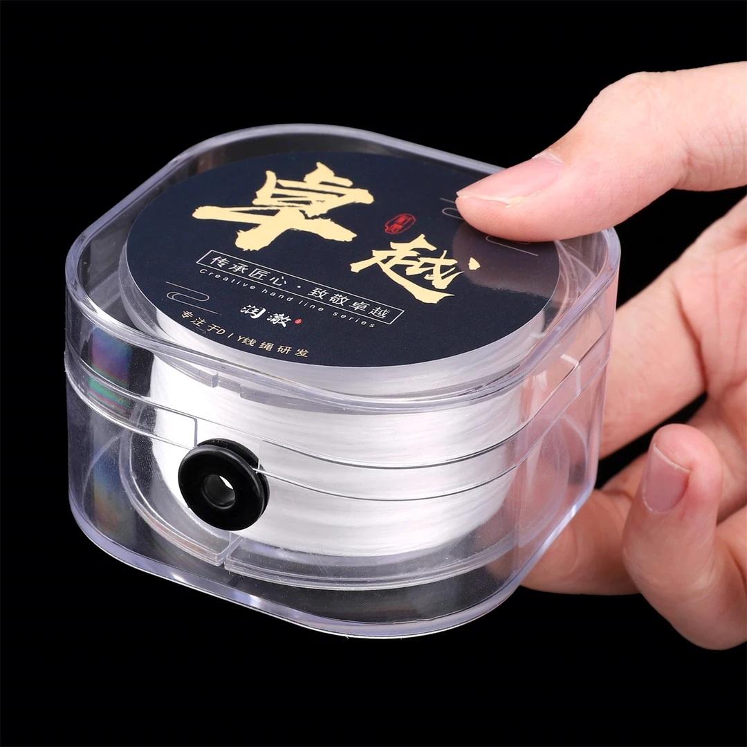 透明扁形水晶线弹力线耐磨弹力绳珠宝线 diy串珠文玩手链线绳配件