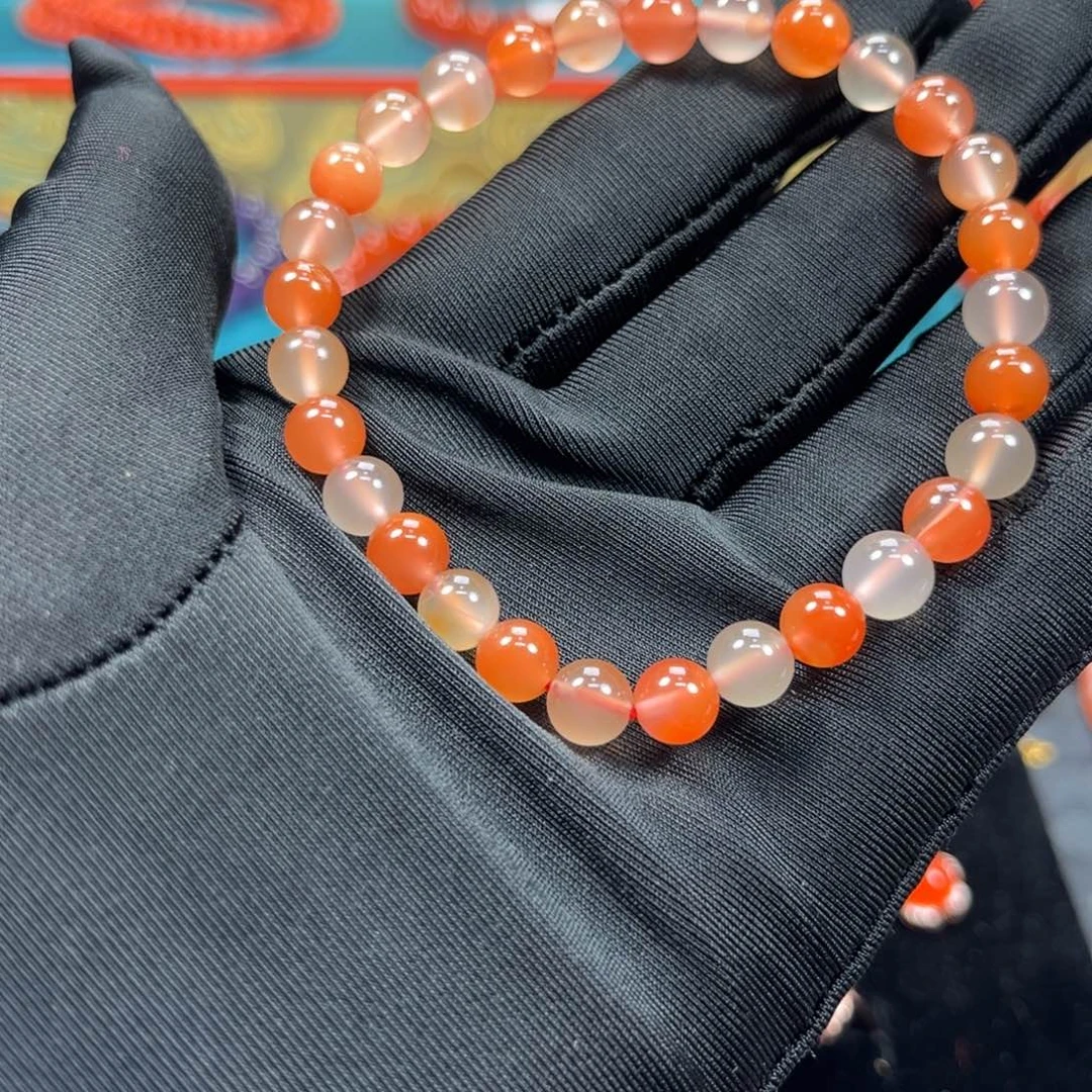 南红玛瑙未镶嵌手串