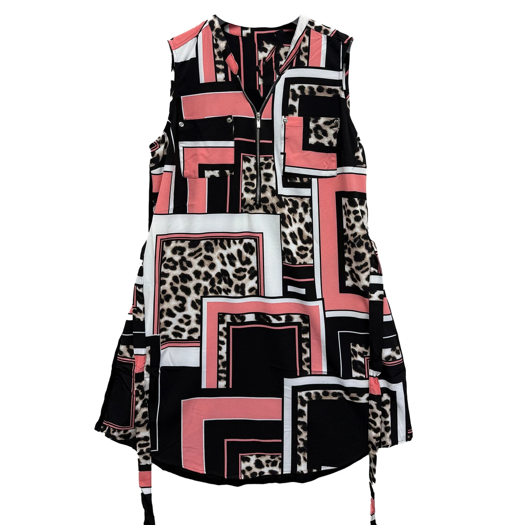 无袖连衣裙舒适百搭潮流气质#7793