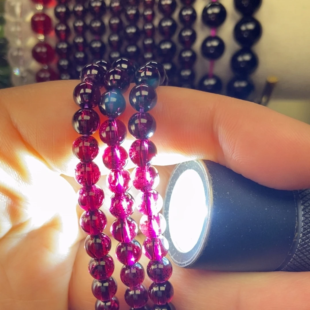 手链未镶嵌石榴石