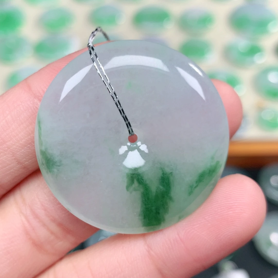 翡翠未镶嵌颈饰34.7-5.8