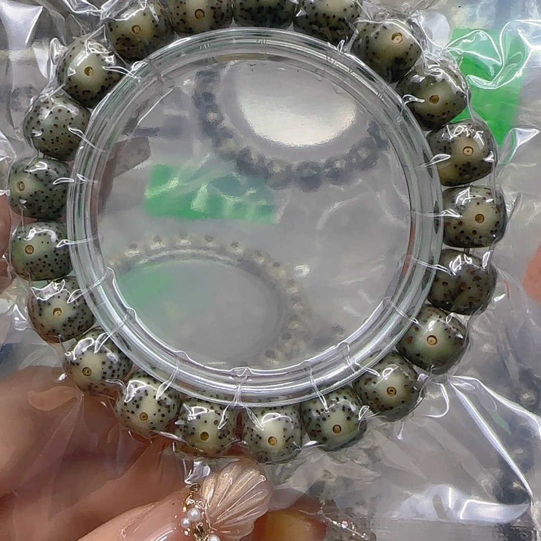 星月菩提手串82哈哈石玉星月菩提1.1桶单圈