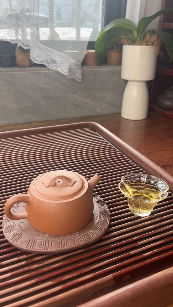 降坡泥如意景兰180cc茶壶