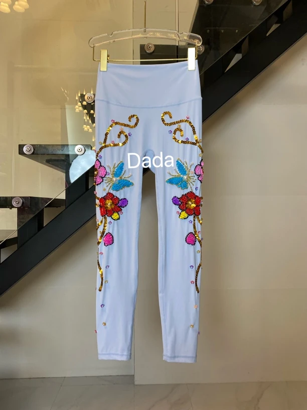 Dada设计款新款重工个性款休闲时尚百搭洋气打底裤C11525