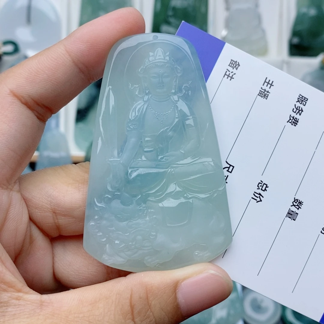 颈饰未镶嵌翡翠文殊