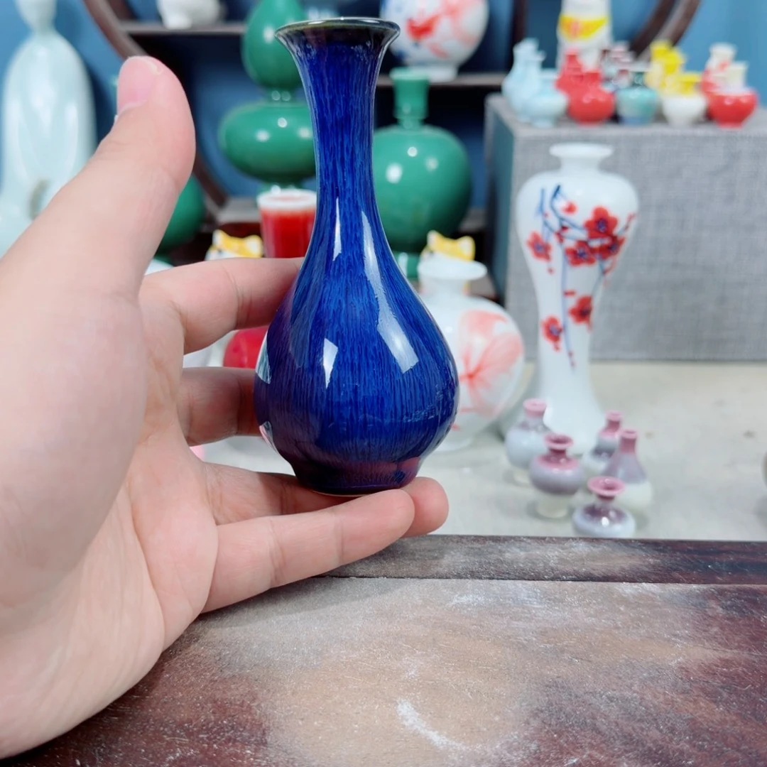陶瓷手工小花器摆件