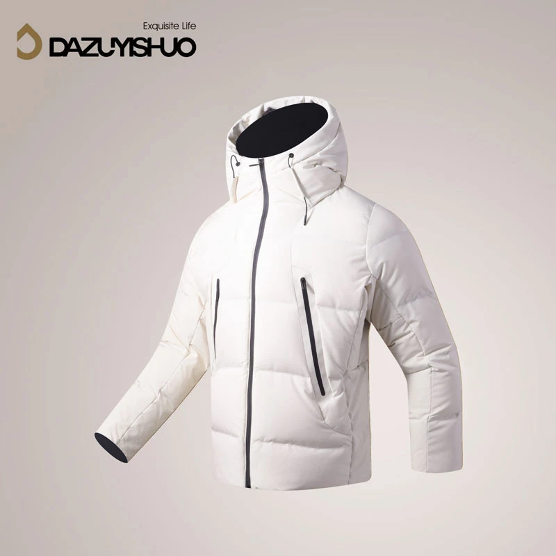 【大嘴衣说】都市机能户外冬季男士高蓬松御寒保暖连帽羽绒服D2941