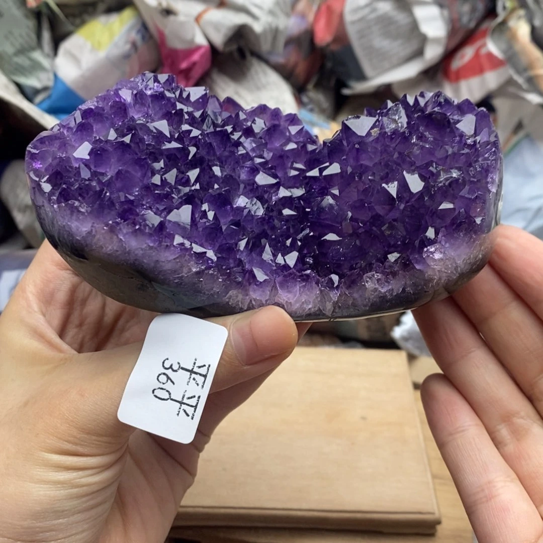 紫晶珠宝半成品未镶嵌