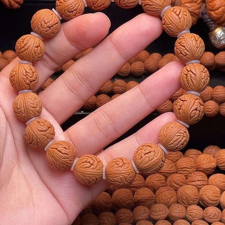 手串桃核精品绣球手串1.3