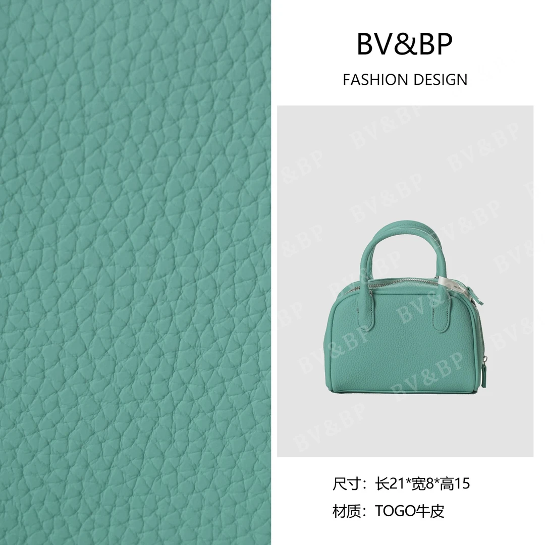 BV&BP· 原创设计 真皮高定单肩斜跨包 BV8381-绿色