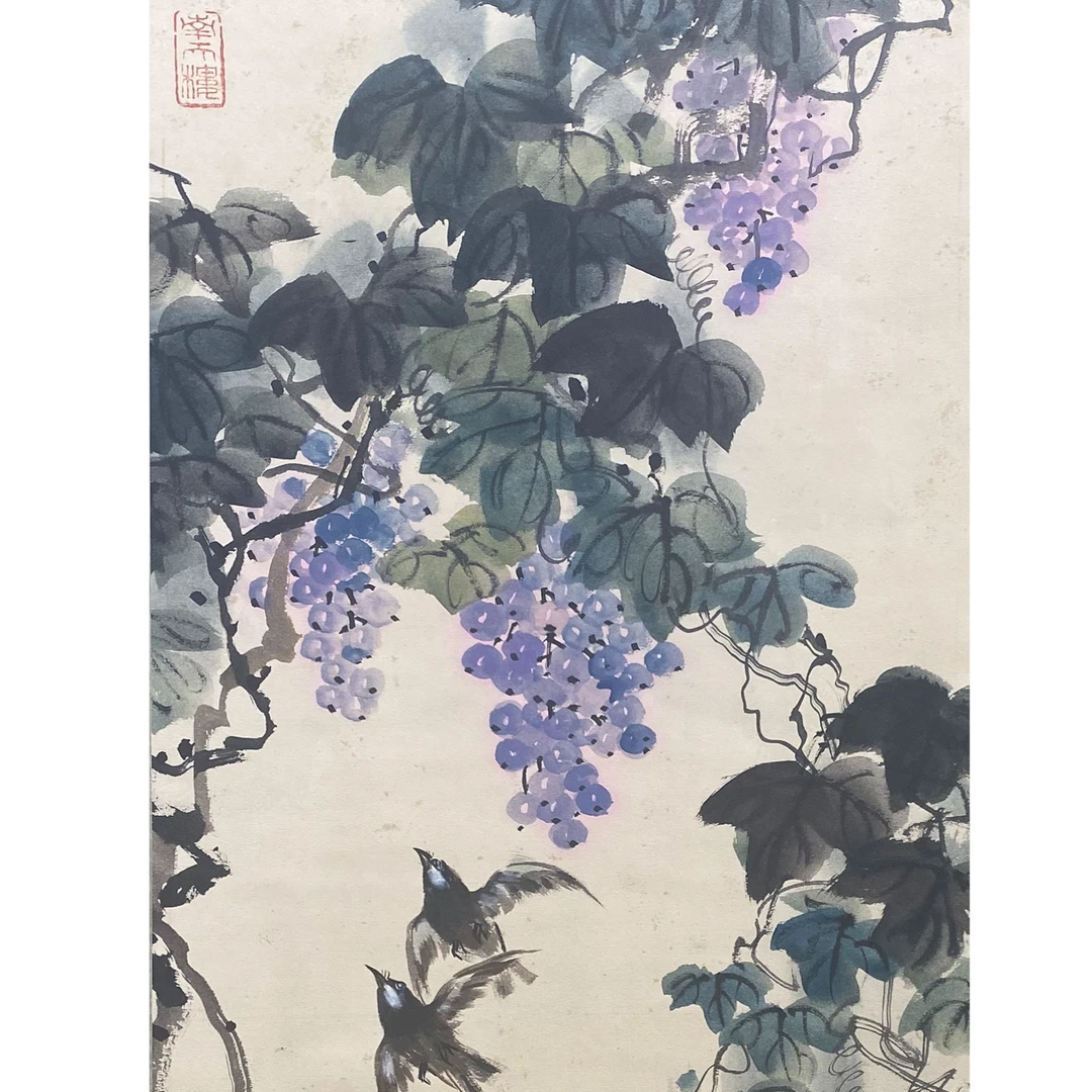 DY13718 花鸟 纸本 89*34