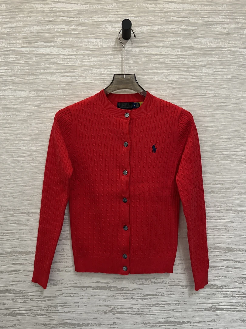 【潮品馆】2025SS冬季新品小马小麻花开衫针织衫秋毛衣外套女长袖