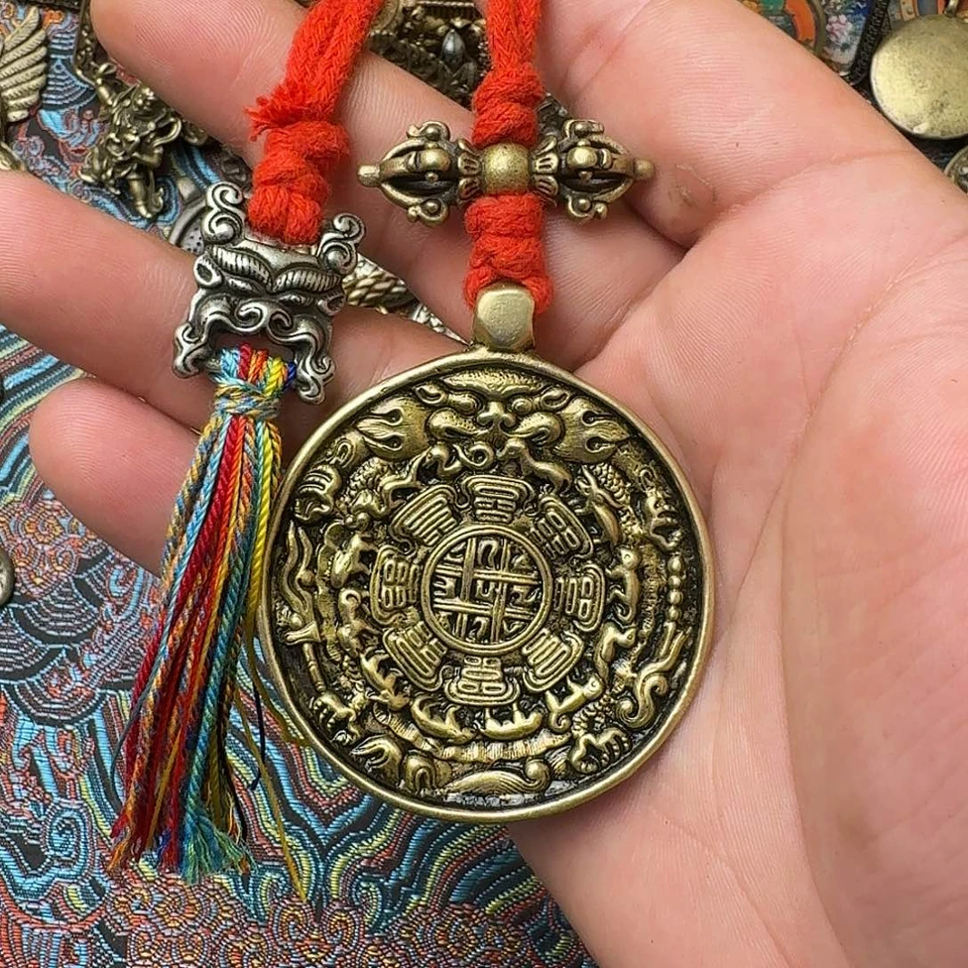 九***.藏式风格九宫八卦牌