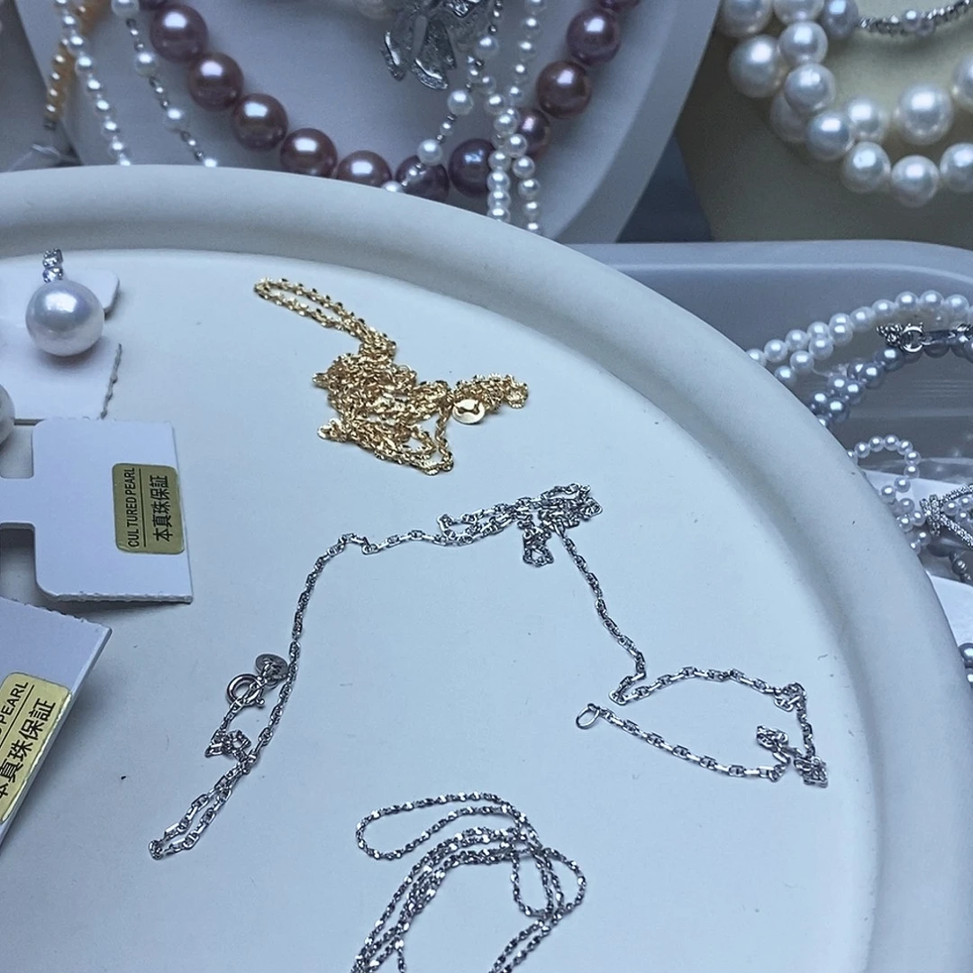 沫***达链淡水珍珠未镶嵌