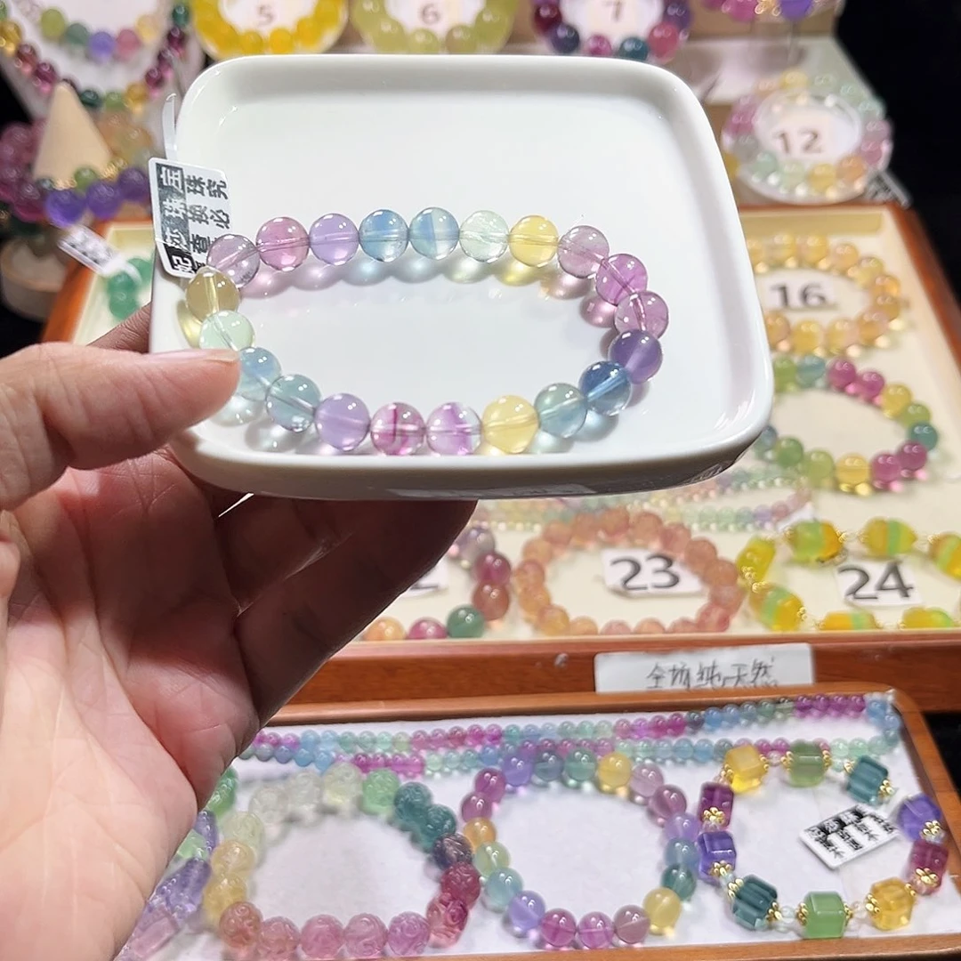 手链未镶嵌萤石9m马卡龙