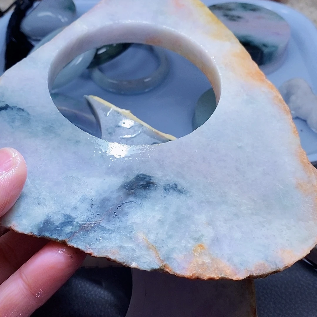 翡翠未镶嵌颈饰588