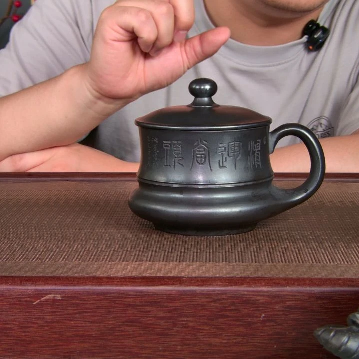 茶杯紫砂高货放漏