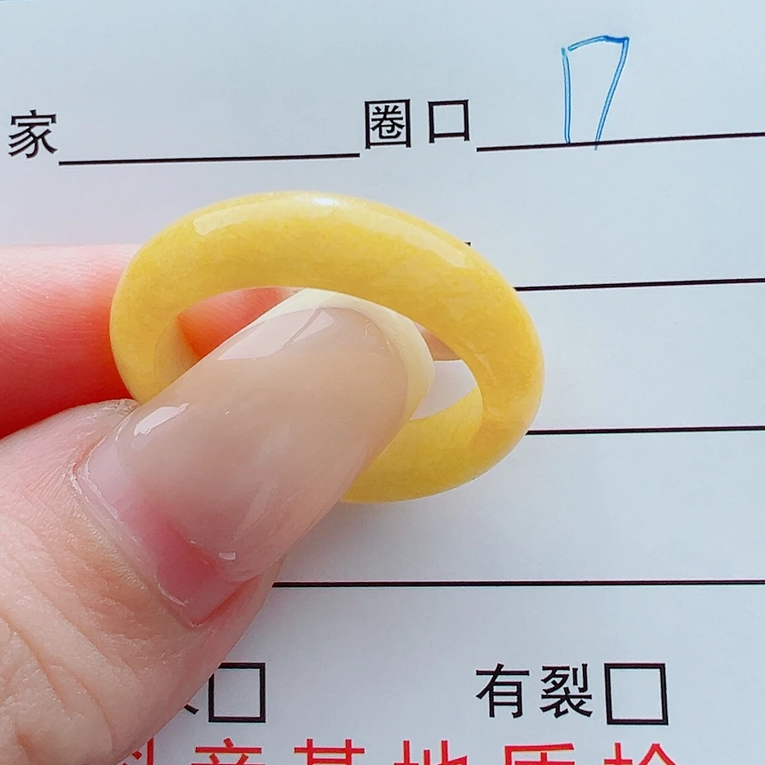 未镶嵌戒指翡翠戒圈