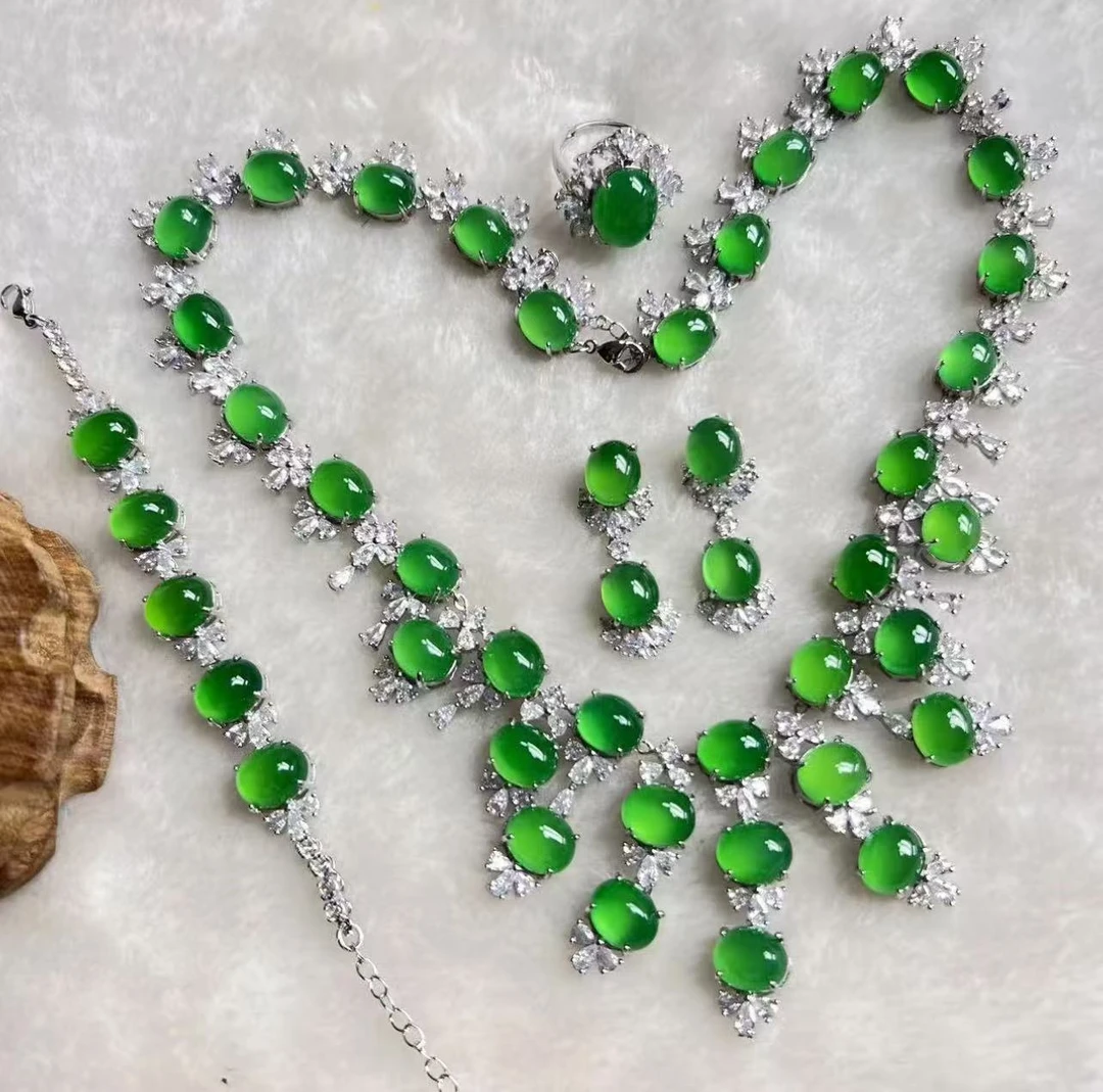 典藏品 绿晚宴款高端四件套美观大气美轮美奂