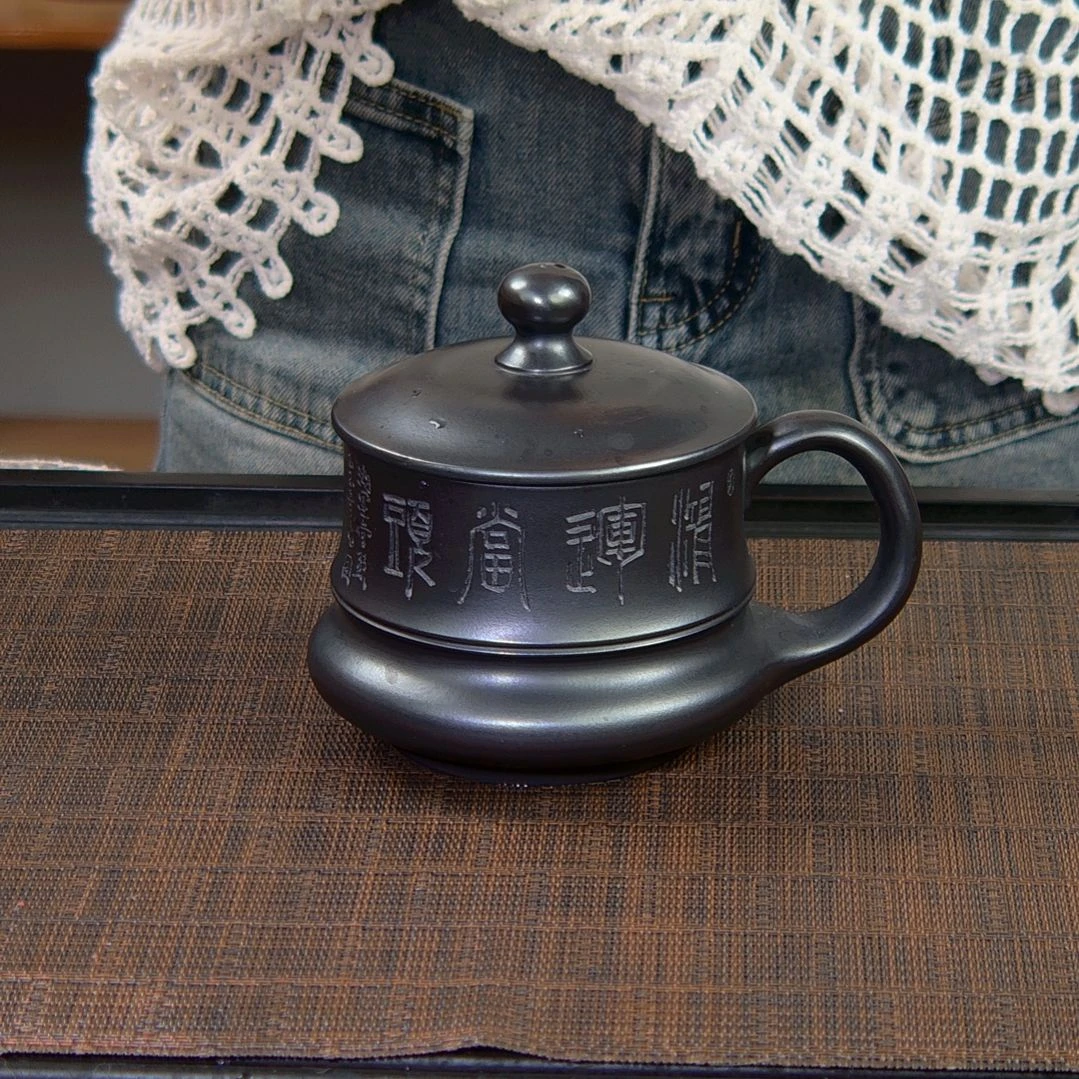 茶杯紫砂高货放漏