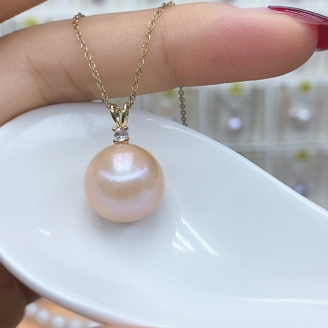 颈饰合金淡水珍珠