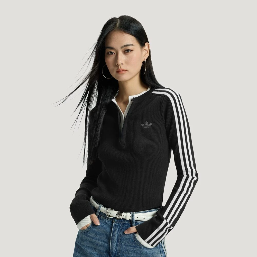 【滔搏联动】Adidas Original2026女子3S DELUX CREW套头衫KS5333