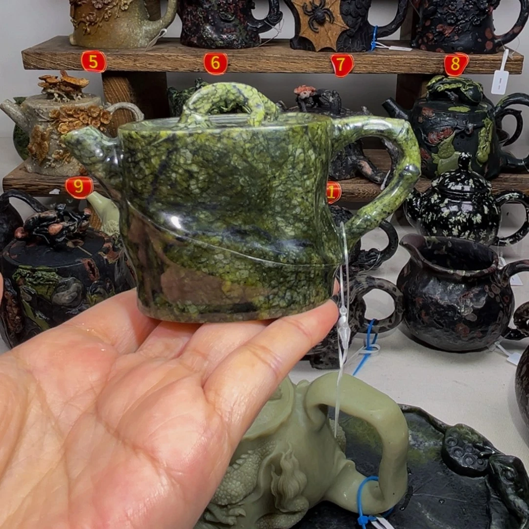 石材藏玉药王石小方竹80C