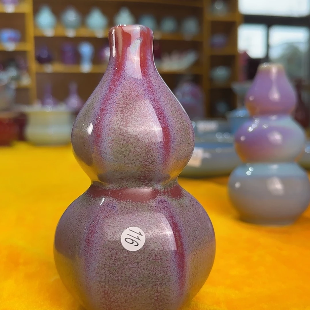 摆件陶郑家钧窑摆件