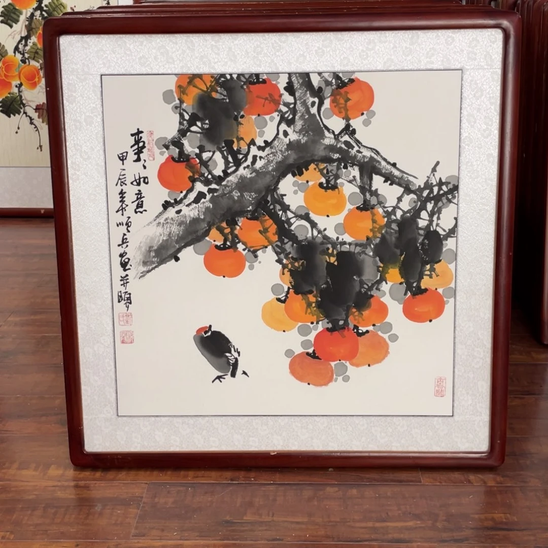 国画带框尺寸63*63厘米