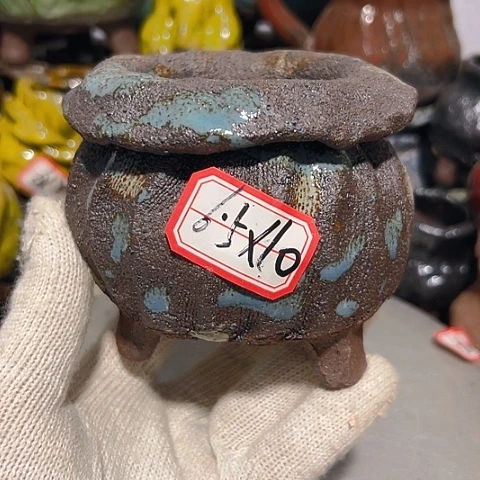 粗陶花盆手工花盆制作