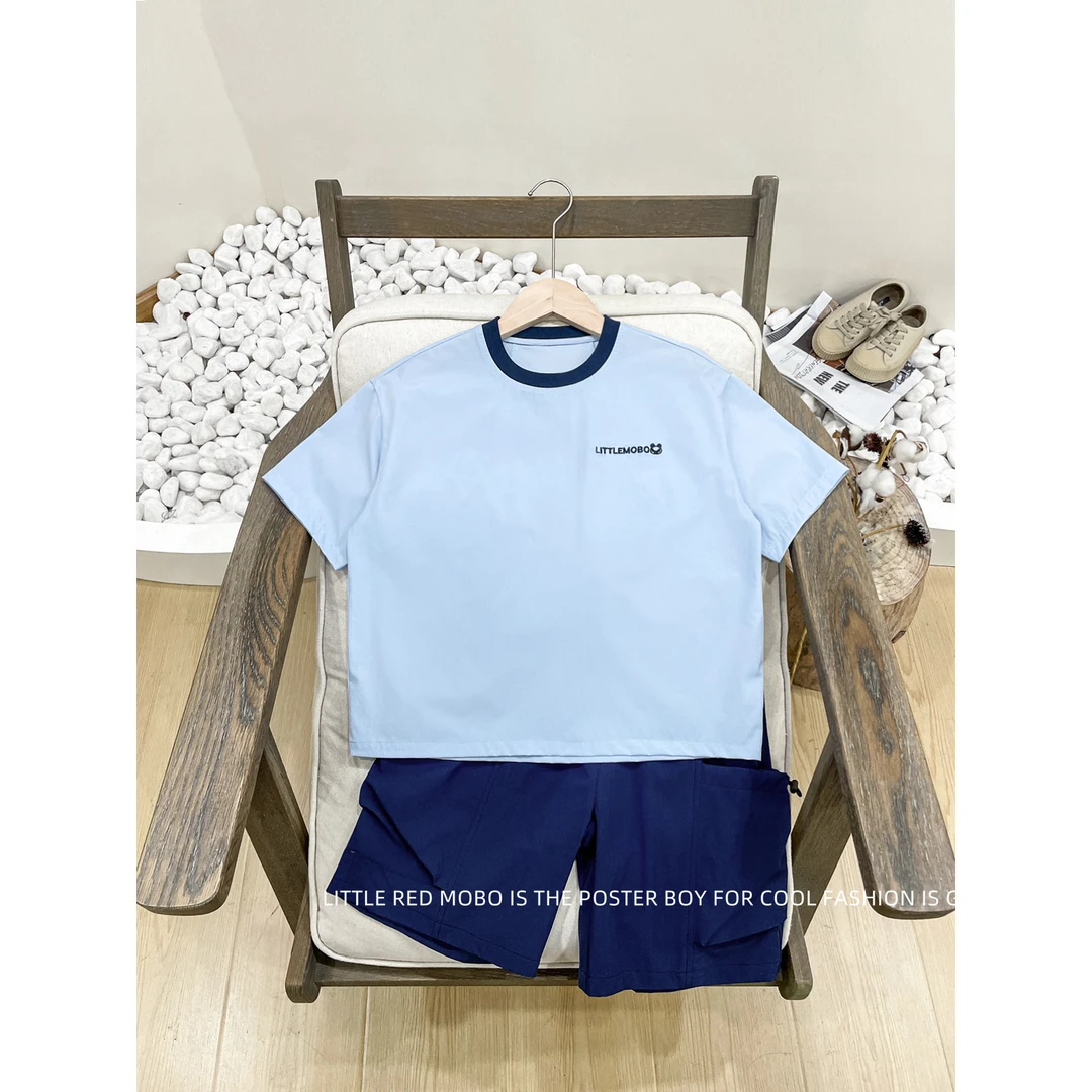 【现现】童装男童速干套装2025夏季新款儿童两件套MMT821737