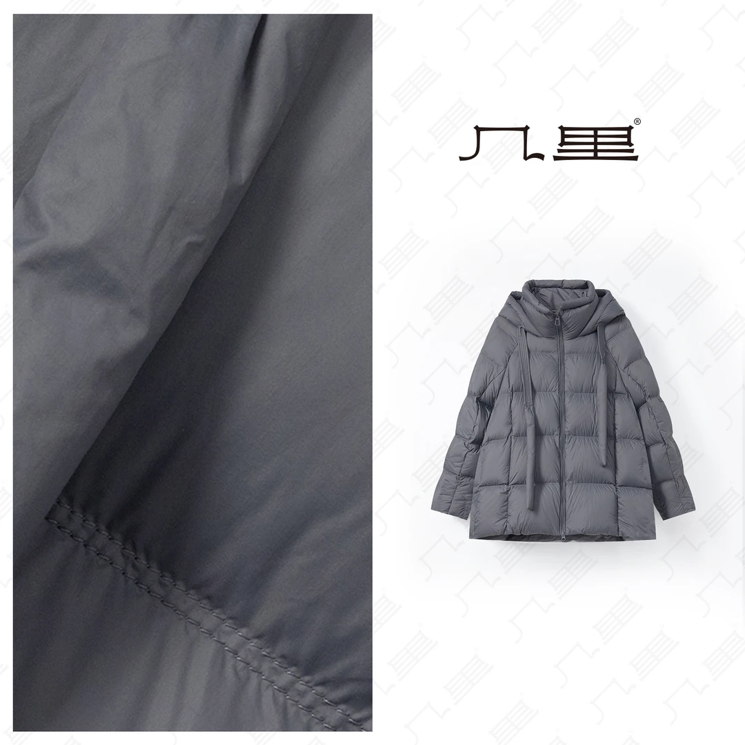 几里与麻【云朵鹅】 气质百搭时尚鹅绒服 衣长77 胸围134  1110599