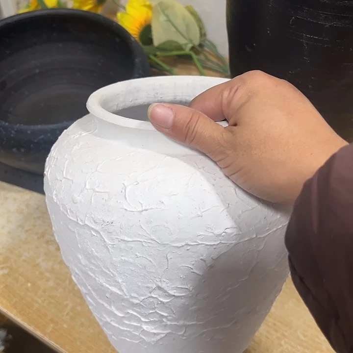 粗陶盆默认打孔高20口14