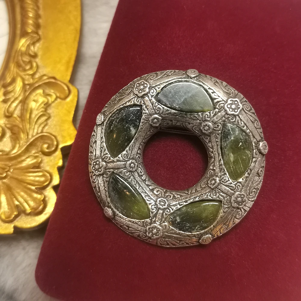 凯尔特五角星芒盾章胸针[2412101-199]