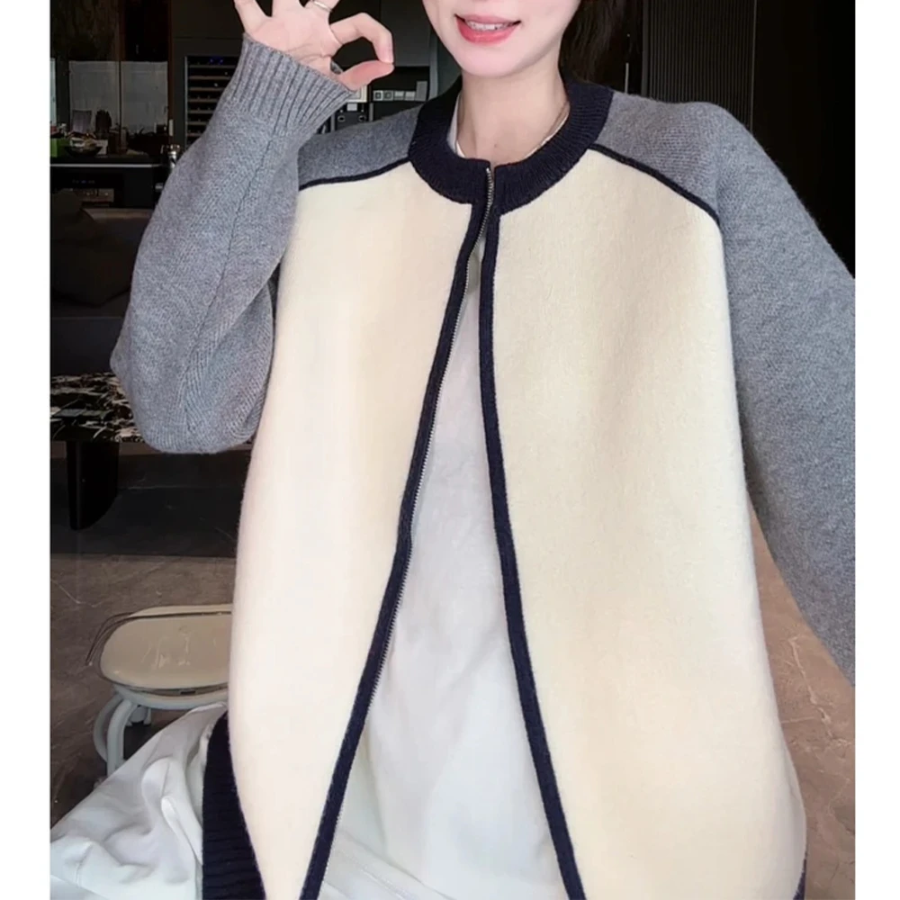 韩系ins风宽松时尚外套女生2025秋季新款休闲设计感洋气百搭上衣