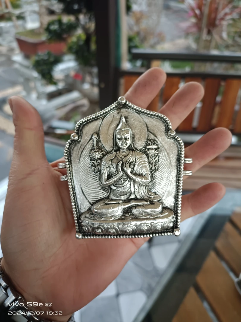 今年新款男士服装配件藏族特色手工白铜加银