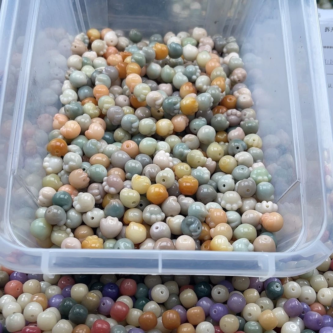 白玉菩提吊坠q12mm/20+2颗