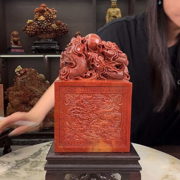 尚***霖寿山石印石。。。。。。。。。。。