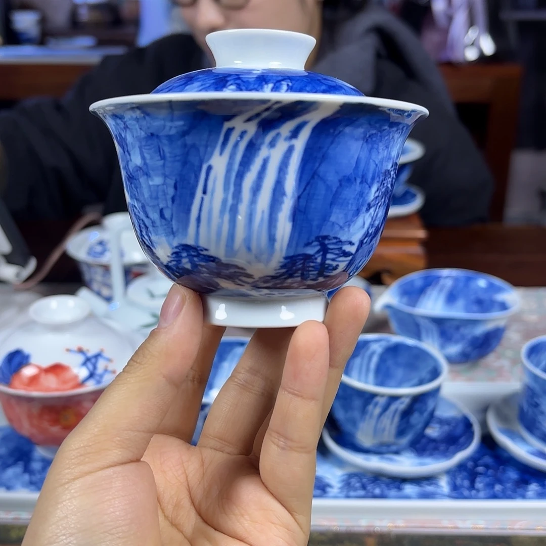 国一王老师手绘山水