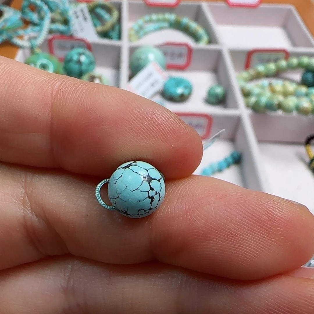 绿松石珠宝半成品未镶嵌