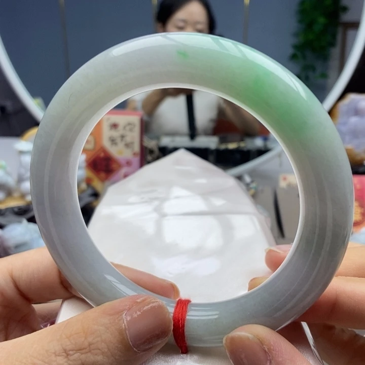 翡翠手镯未镶嵌手镯58.5