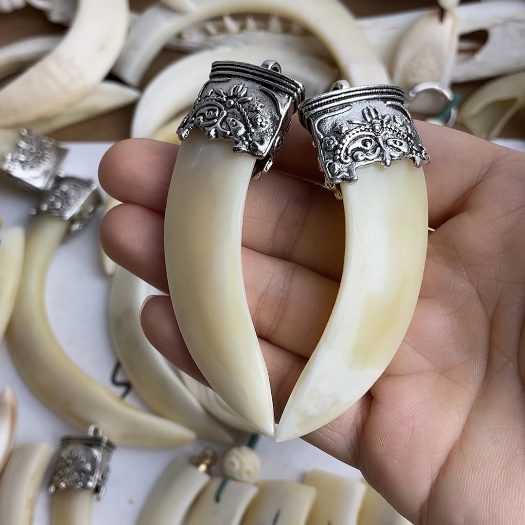 猪牙把件猪牙獠牙对牙福利价包邮