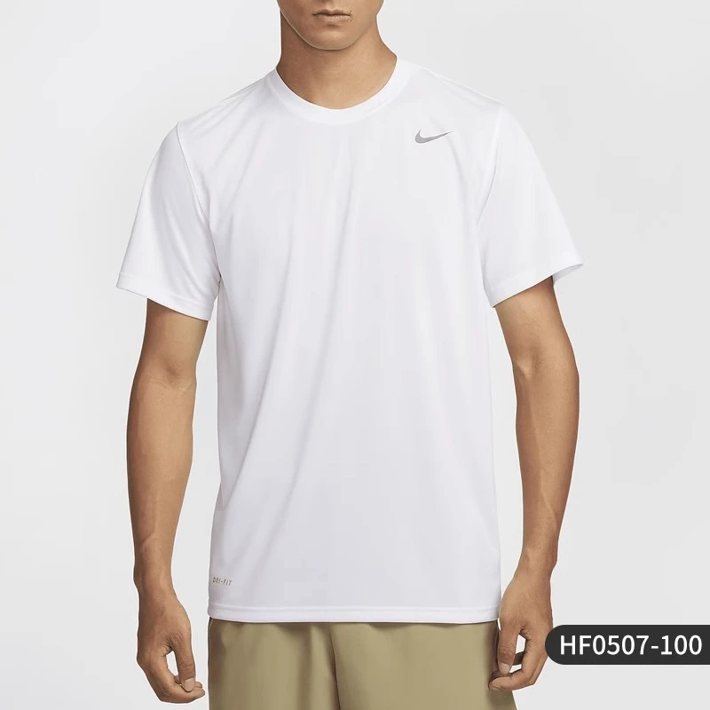 NIKE耐克短袖男子新款户外跑步运动服透气圆领休闲半袖T恤 HF0507