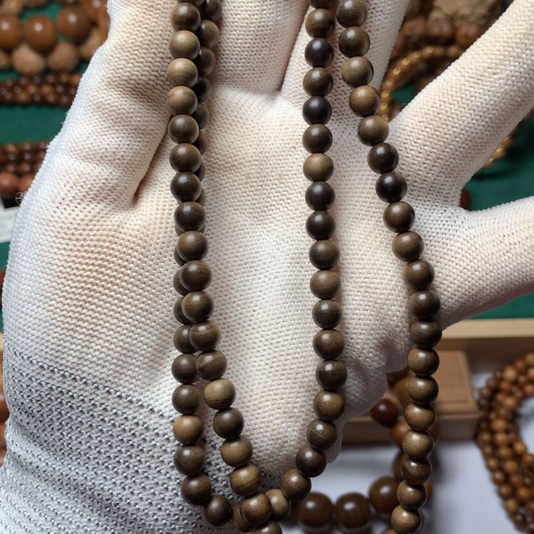 檀香木手串/手链巷****） 老山檀香0.6*2