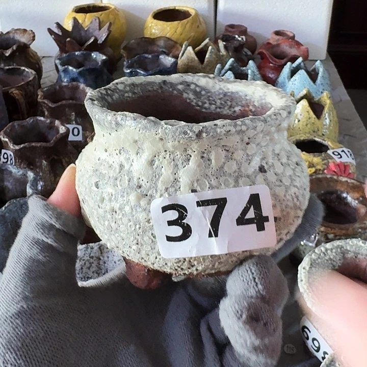 内口6高7粗陶手工