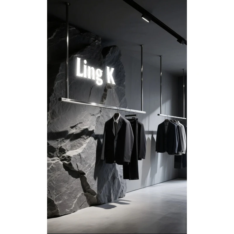 【轲老板】套头圆领纪+希字母针织毛衣男DK56508