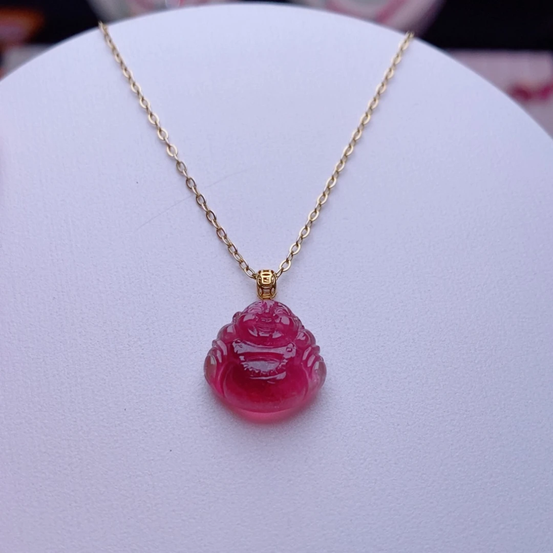 吊坠(不含链)未镶嵌碧玺佛公吊坠yy