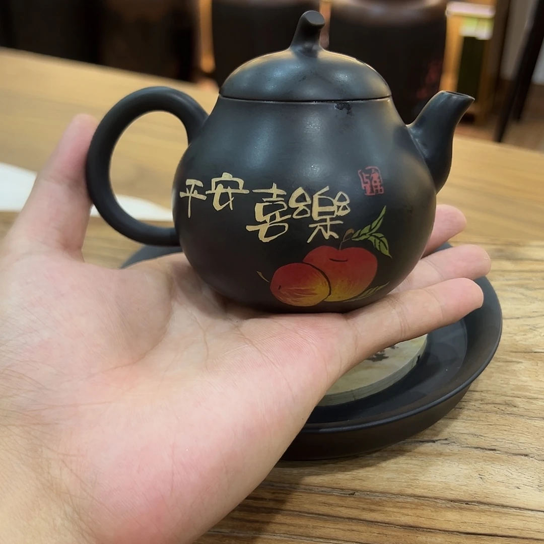 建水紫陶全手工壶