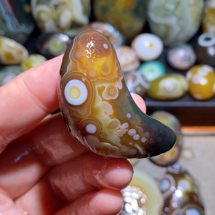 未镶嵌玛瑙/玉髓珠宝半成品122